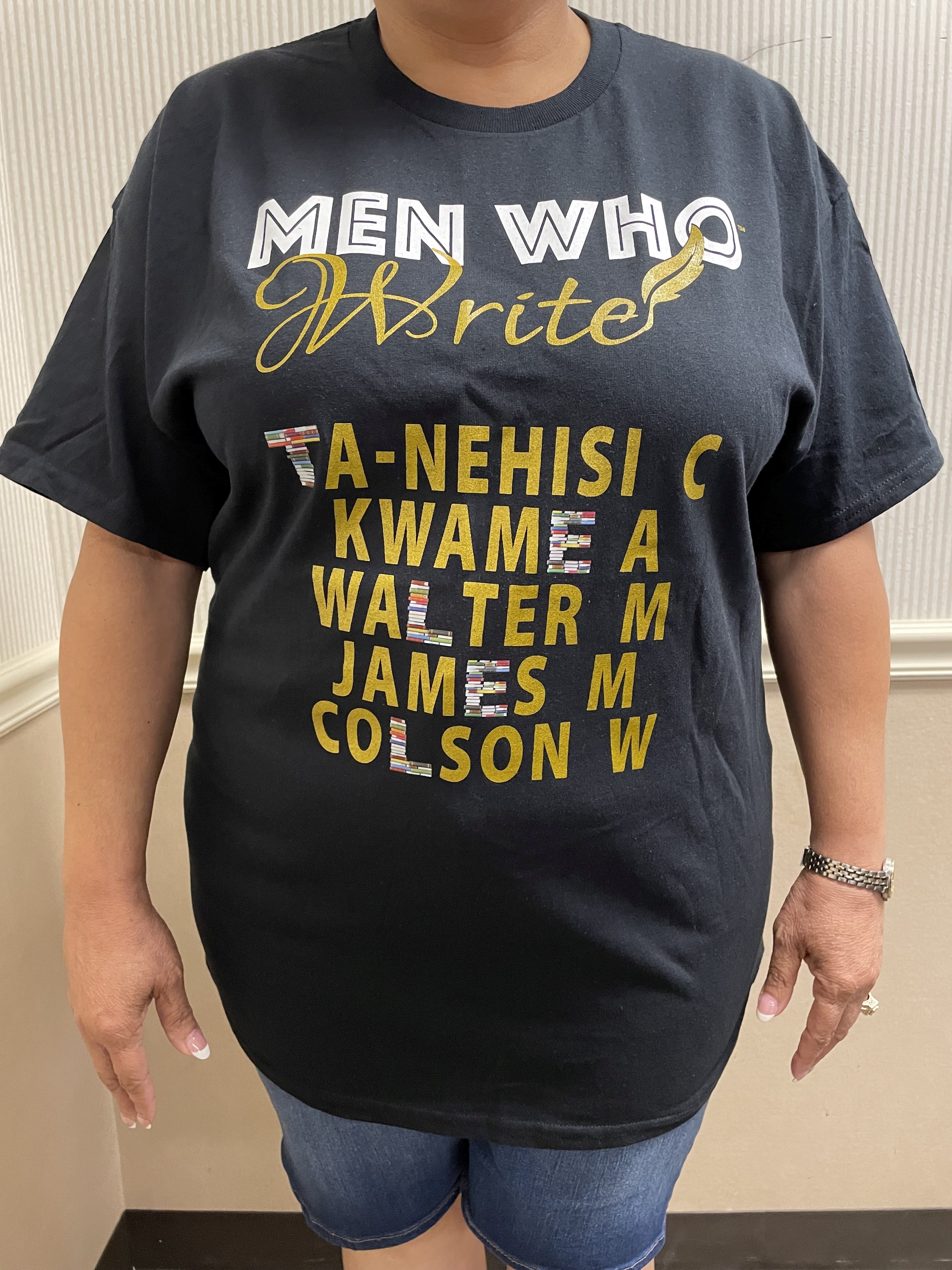 Men Who Write T-Shirt - Sizes 2XL to 5XL
