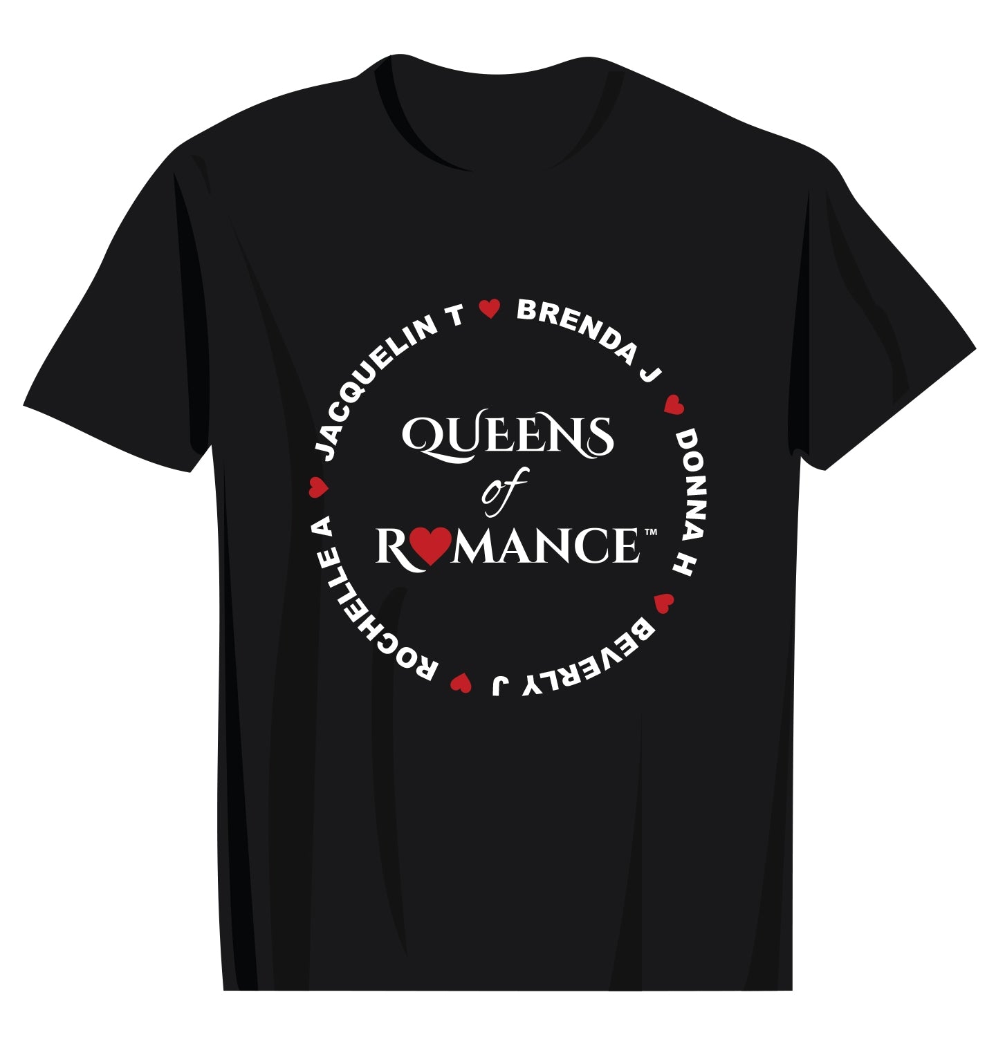 Queens of Romance T-Shirt - Sizes 2XL to 5XL