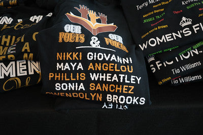 Our Poets/Our Voices T-Shirt - Sizes 2XL to 5XL