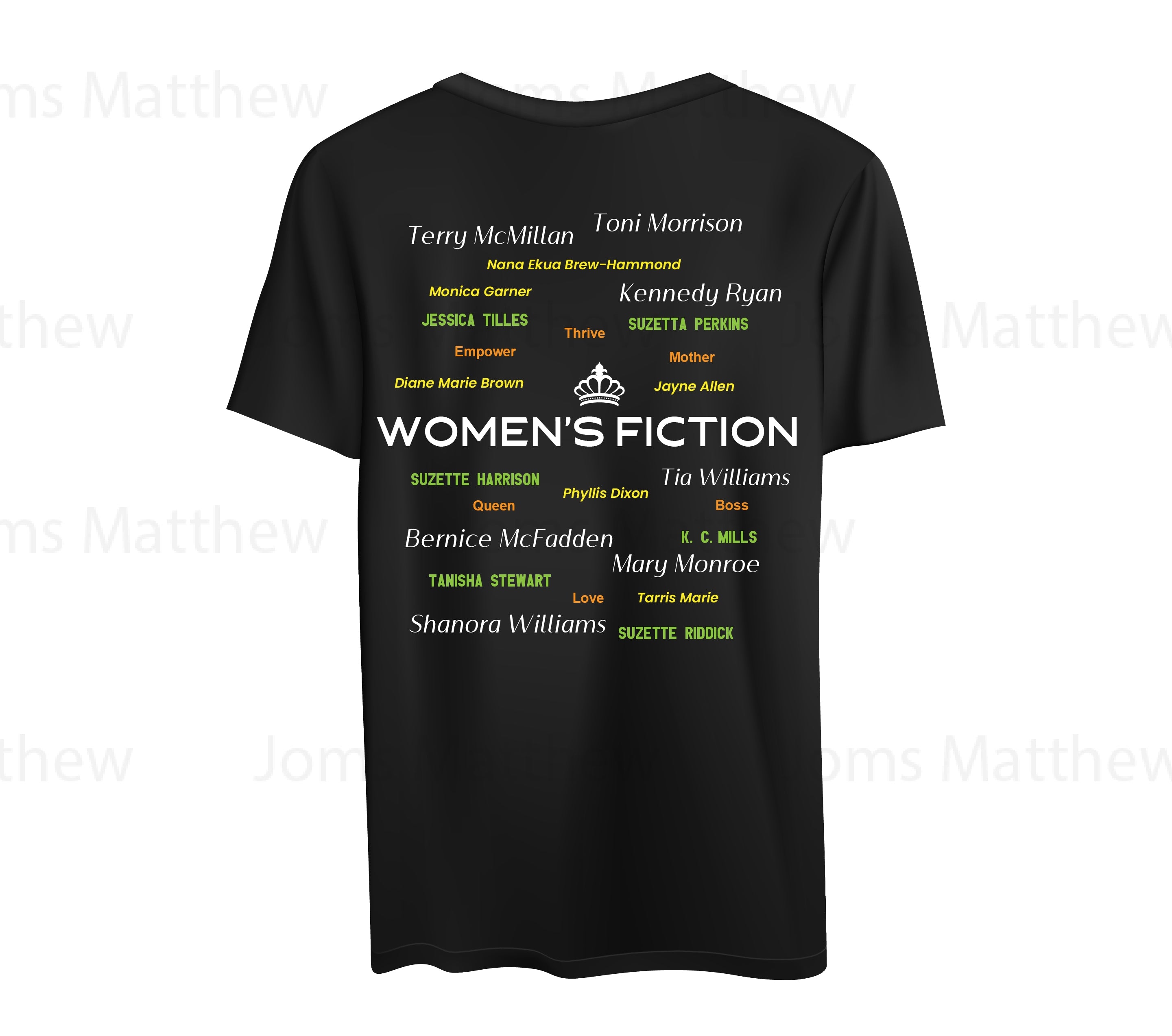 Women's Fiction T-Shirt - 2XL to 5XL